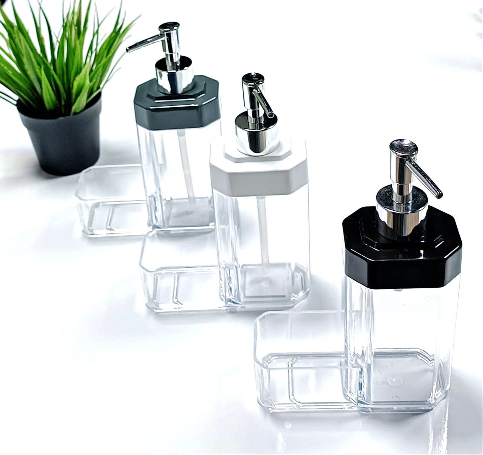Distributeur De Savon À Pompe En Cristal