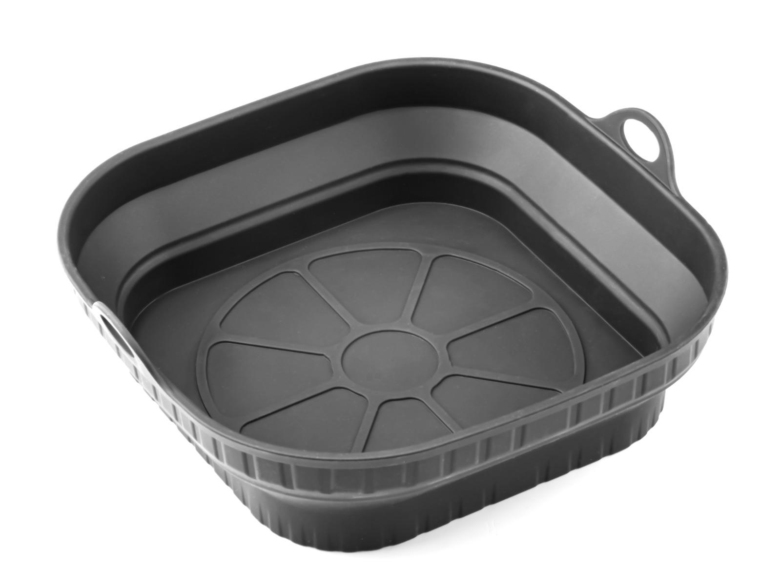 Foldable Square Silicone Airfryer Cooking Bowl